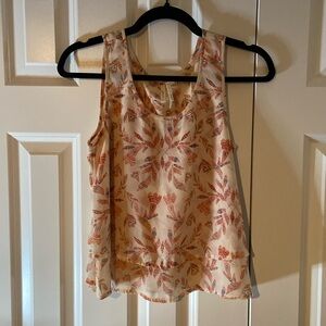 Frenchi - Flowy Printed Tank Top